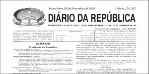 Política Nacional de Igualdade de Gênero, Decreto Presidencial nº 222/13 de 24 de dezembro